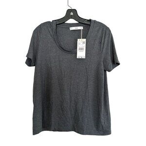 NEW!  MNG Crewneck Gray T-Shirt Size Small
